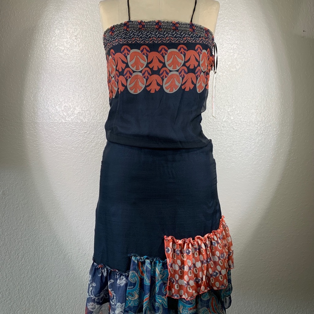 Johnny Was 4LNL Silk Guilder Dress Sz S NWT